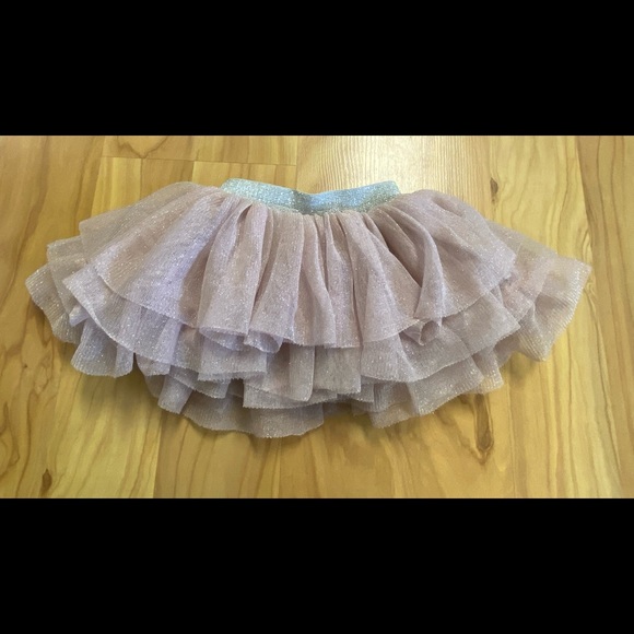 Baby Girl Cherokee Dusty Pink Ruffle Tulle Skirt 6-9M - Picture 5 of 9